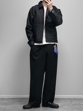 「アイテム（アンダーウェア）」を使った、gakuさん（メンズ・173cm）の春コーディネート