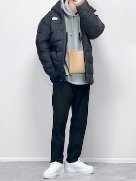「アイテム（ブルゾン）」を使った、gakuさん（メンズ・173cm）の冬コーディネート