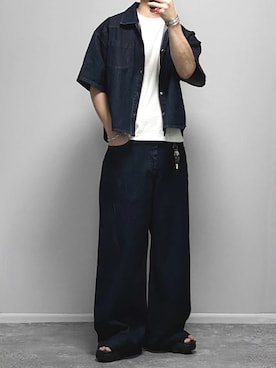 「アイテム（財布/小物）」を使った、gakuさん（メンズ・173cm）の夏コーディネート