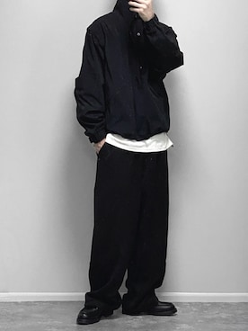 「UNIQLO（ユニクロ）のアイテム（スウェットパンツ）」を使った、gakuさん（骨格ウェーブ・メンズ・173cm）の秋コーディネート
