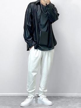 「AIR FORCE 1」｜「アイテム（その他）」を使った、gakuさん（メンズ・173cm）の秋コーディネート