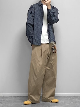 「Onitsuka Tiger（オニツカタイガー）のアイテム」を使った、gakuさん（メンズ・173cm）の秋コーディネート
