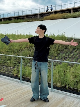 「アイテム（レッグウェア）」を使った、gakuさん（メンズ・173cm）の秋コーディネート
