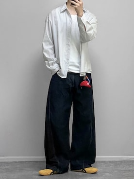 「212 KITCHEN STORE(トゥワントゥキッチンストア)のアイテム」を使った、gakuさん(メンズ・173cm)の夏コーディネート