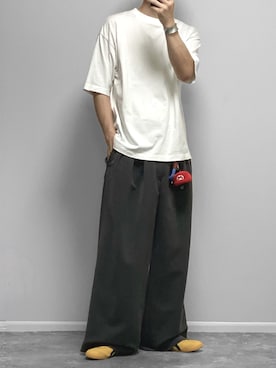 「GU（ジーユー）のアイテム（アクセサリー）」を使った、gakuさん（メンズ・173cm）の夏コーディネート