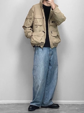「THE NORTH FACE（ザノースフェイス）のアイテム（その他アウター）」を使った、gakuさん（メンズ・173cm）の秋コーディネート