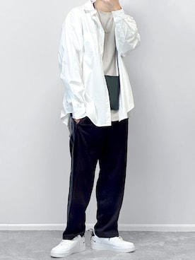 「AIR FORCE 1」｜「アイテム（その他）」を使った、gakuさん（メンズ・173cm）の秋コーディネート