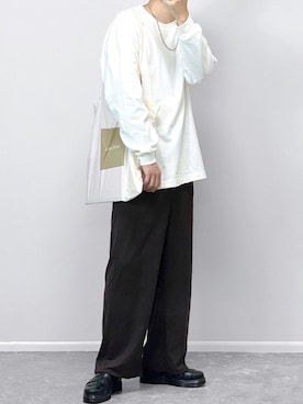 「URBAN RESEARCH Sonny Label（アーバンリサーチサニーレーベル）のアイテム（サンダル）」を使った、gakuさん（メンズ・173cm）の秋コーディネート