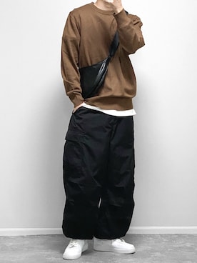 「UNIQLO（ユニクロ）のアイテム（バッグ）」を使った、gakuさん（メンズ・173cm）の秋コーディネート