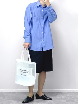 「WYM」｜「アイテム（スリッポン）」を使った、gakuさん（メンズ・173cm）の夏コーディネート
