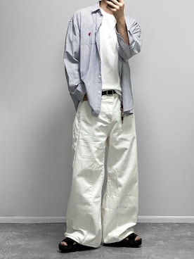 「アイテム（トランクス）」を使った、gakuさん（メンズ・173cm）の秋コーディネート