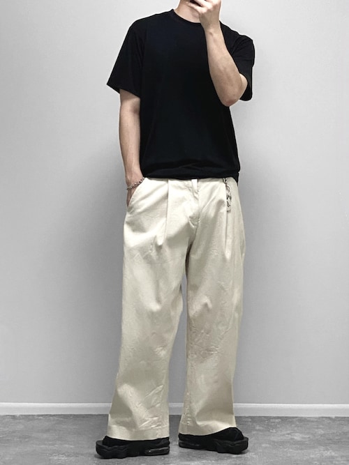 紳士　天竺編みクルーネック半袖Ｔシャツ