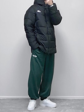 「THE NORTH FACE（ザノースフェイス）のアイテム（ブルゾン）」を使った、gakuさん（メンズ・173cm）の冬コーディネート