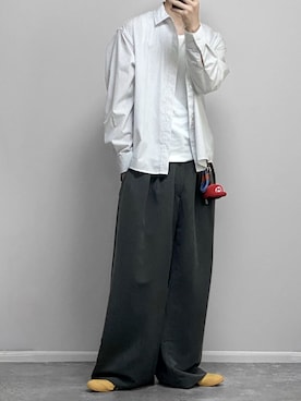 「212 KITCHEN STORE(トゥワントゥキッチンストア)のアイテム」を使った、gakuさん(メンズ・173cm)の夏コーディネート