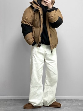 「無印良品（ムジルシリョウヒン）のアイテム」を使った、gakuさん（メンズ・173cm）の冬コーディネート