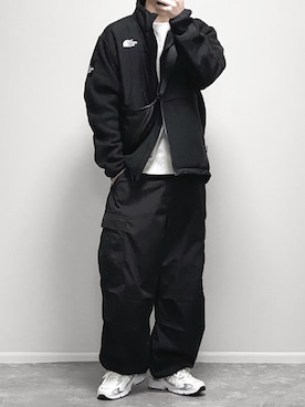 「WYM LIDNM（ウィム バイ リドム）のアイテム（スウェット）」を使った、gakuさん（メンズ・173cm）の秋コーディネート