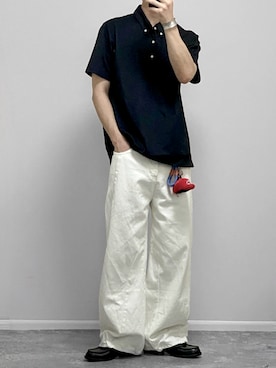 「212 KITCHEN STORE(トゥワントゥキッチンストア)のアイテム」を使った、gakuさん(メンズ・173cm)の夏コーディネート
