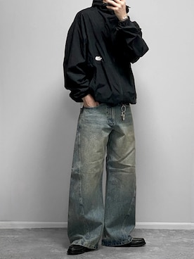 「agnes b.（アニエスベー）のアイテム」を使った、gakuさん（メンズ・173cm）の冬コーディネート