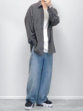 「アイテム（バングル/リストバンド）」を使った、gakuさん（メンズ・173cm）の夏コーディネート