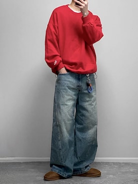 「SINSS（シンス）のアイテム」を使った、gakuさん（メンズ・173cm）の冬コーディネート