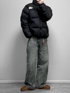 「アイテム（レッグウェア）」を使った、gakuさん（メンズ・173cm）の冬コーディネート