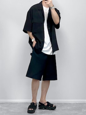「SPOC STORE（スポックストア）のアイテム」を使った、gakuさん（メンズ・173cm）の夏コーディネート