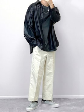 「SLACK FOOTWEAR（スラックフットウェア）のアイテム」を使った、gakuさん（メンズ・173cm）の秋コーディネート