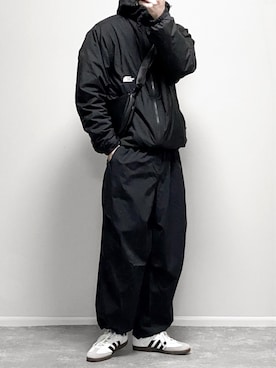 「アイテム（ナイロンジャケット）」を使った、gakuさん（骨格ウェーブ・メンズ・173cm）の春コーディネート