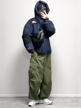 「NEW BALANCE（ニューバランス）のアイテム」を使った、gakuさん（骨格ウェーブ・メンズ・173cm）の冬コーディネート