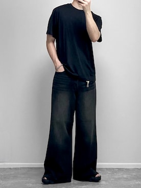 「アイテム（アンダーウェア）」を使った、gakuさん（メンズ・173cm）の夏コーディネート