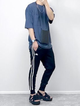 「COOLなこのコが仲間入り」｜gakuさん（メンズ・173cm）の夏コーディネート