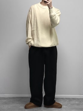 「アイテム（アンダーウェア）」を使った、gakuさん（メンズ・173cm）の秋コーディネート