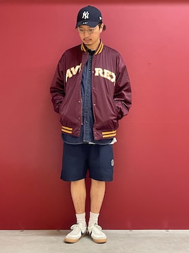 「デニムシャツ」｜「アイテム（その他アウター）」を使った、Kenichiさん（メンズ・177cm）の夏コーディネート