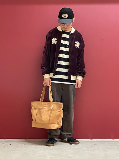 VELVETEEN SKA JACKET WHITE TIGER / ヴェルヴェティーン スカジャケット ホワイトタイガー / AVIREX / アヴィレックス