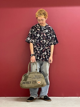 「ボストンバッグ」｜Kenichiさん（メンズ・177cm）の夏コーディネート