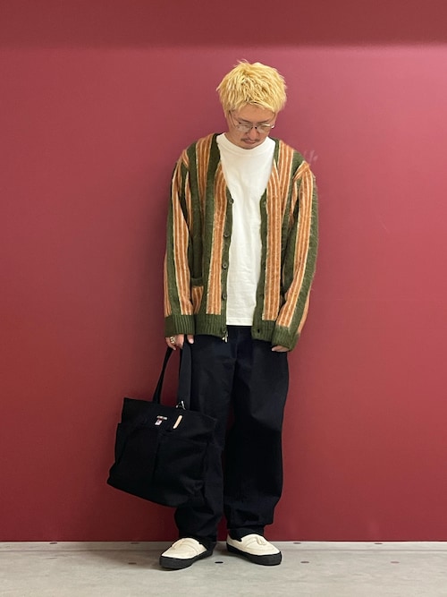 STRIPE KNIT CARDIGAN / ストライプ ニット カーディガン / AVIREX / アヴィレックス