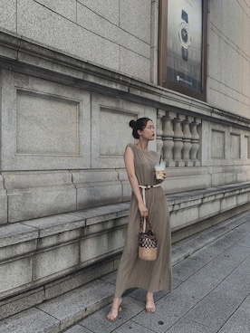 「unglid（アングリッド）のアイテム」を使った、りーちゃんさん（レディース・162cm）の夏コーディネート