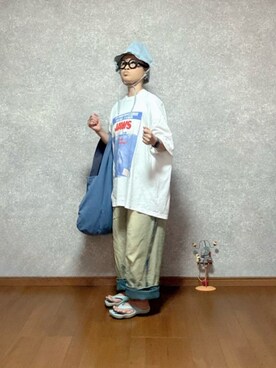 「Lin francais d'antan（ランフランセダンタン）のアイテム」を使った、なお なお。さん（レディース・159cm）の夏コーディネート