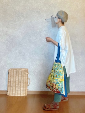 「ROBERTA SETTELS（ロベルタセッタ）のアイテム（シューズ）」を使った、なお なお。さん（レディース・159cm）の夏コーディネート