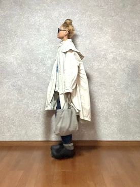 「DAISO（DAISO）のアイテム」を使った、なお なお。さん（レディース・159cm）の冬コーディネート