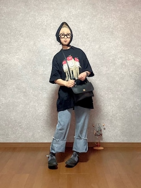 「アイテム（バッグ）」を使った、なお なお。さん（レディース・159cm）の夏コーディネート