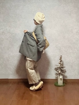 「アイテム（その他シューズ）」を使った、なお なお。さん（レディース・159cm）の冬コーディネート