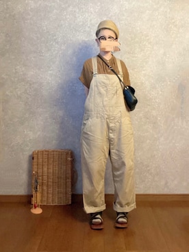 「JOURNAL STANDARD LUXE（ジャーナルスタンダード　ラックス）のアイテム（オールインワン・サロペット）」を使った、なお なお。さん（レディース・159cm）の夏コーディネート