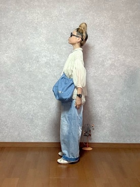 「アイテム（バレエシューズ）」を使った、なお なお。さん（レディース・159cm）の秋コーディネート