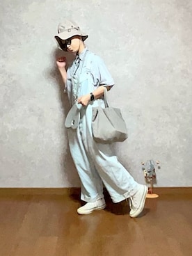 「アイテム（スマホケース/カバー）」を使った、なお なお。さん（レディース・159cm）の秋コーディネート