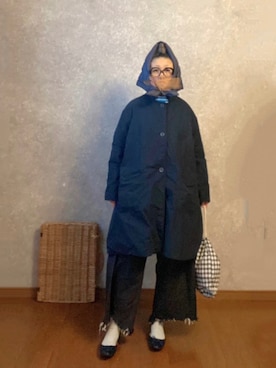 「Gauze#（ガーゼ）のアイテム」を使った、なお なお。さん（レディース・159cm）の冬コーディネート