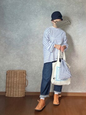 「大人ミューズ（オトナミューズ）のアイテム」を使った、なお なお。さん（レディース・159cm）の夏コーディネート