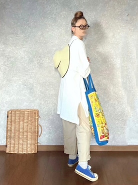 「chisaki」｜なお なお。さん（レディース・159cm）の夏コーディネート