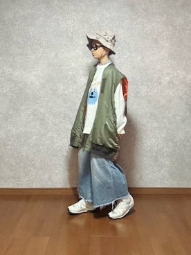 「しまむら（シマムラ）のアイテム」を使った、なお なお。さん（レディース・159cm）の秋コーディネート