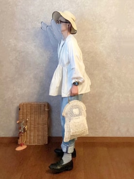「chisaki」｜なお なお。さん（レディース・159cm）の夏コーディネート